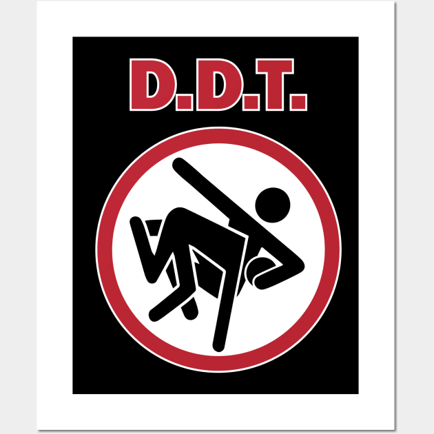 D.D.T. THRASH ZONE LOGO Wall Art by Gimmickbydesign